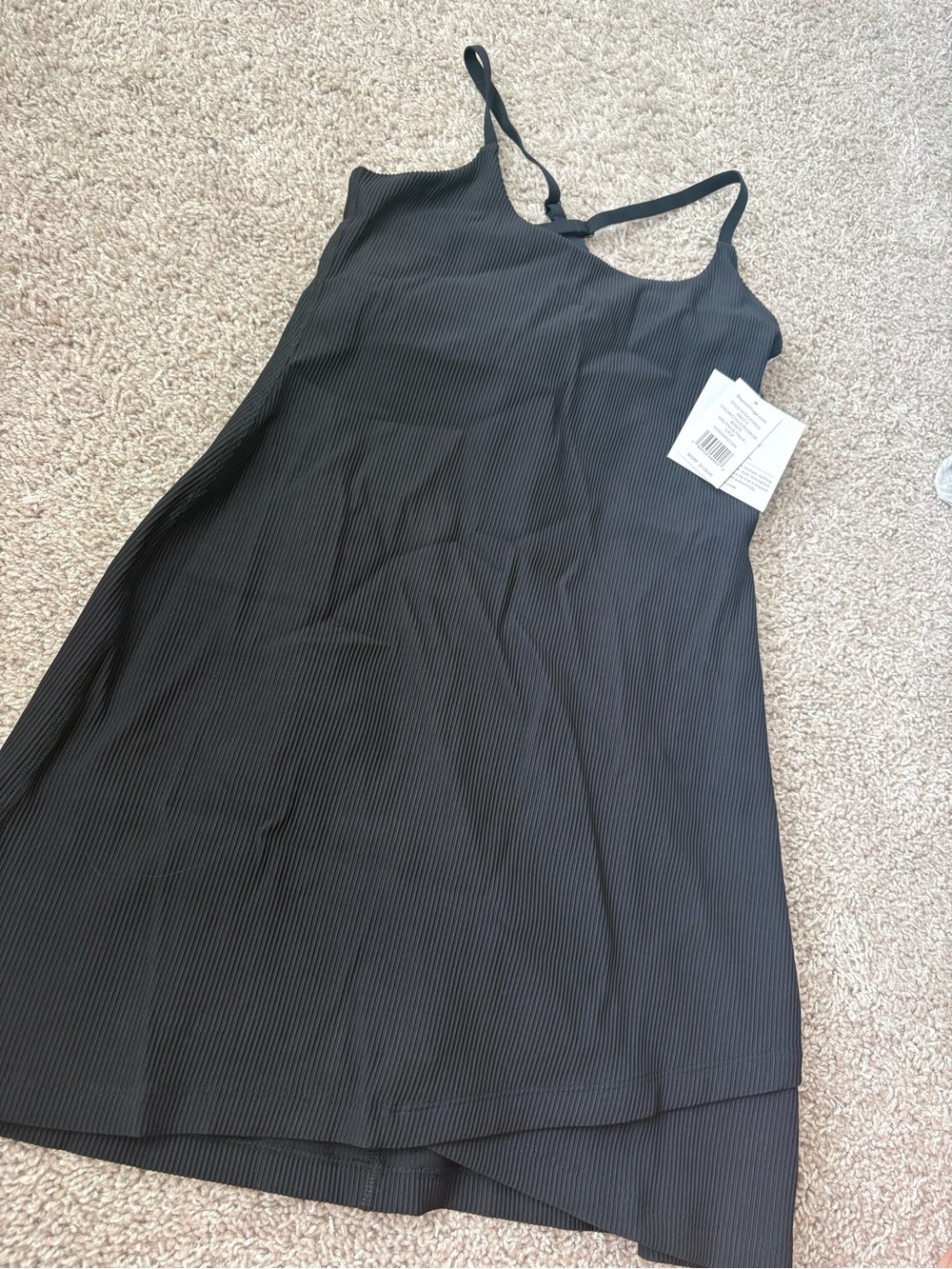 NWT Beyond Yoga The Line Ribbed Mini Dress